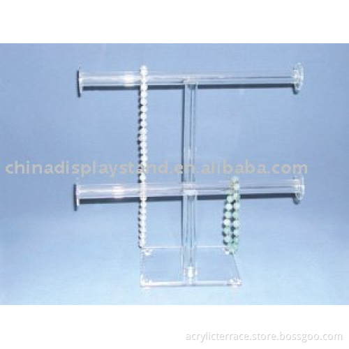 Acrylic Double Round Bar Displays